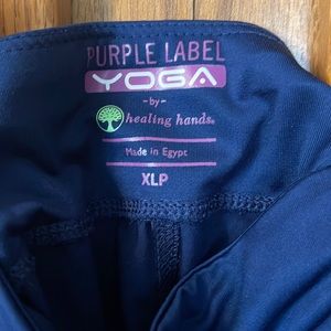 Healing Hands purple label yoga scrubs
